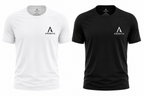Men's Black & White T-Shirt Combo by AROSHYA