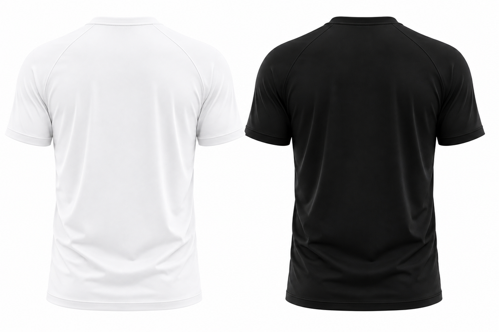 Men's Black & White T-Shirt Combo by AROSHYA